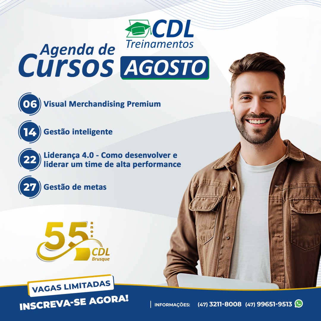 CDL Treinamentos abre inscrições para cursos de agosto