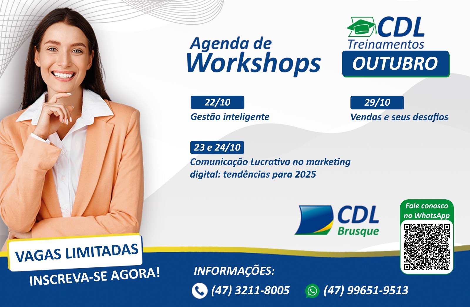 CDL Treinamentos abre inscrições para cursos de outubro