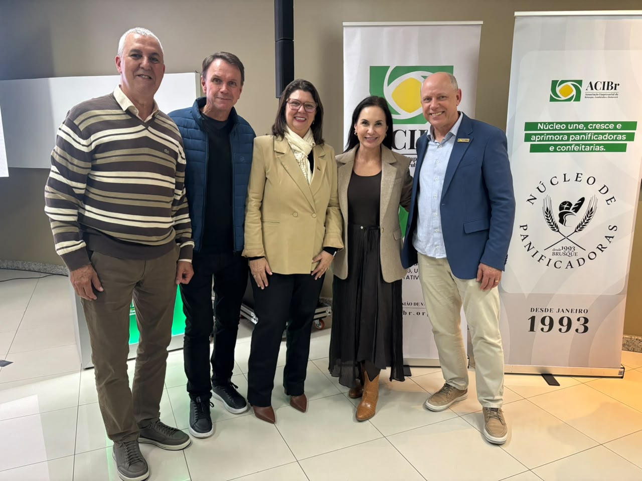 Presidente da CDL Brusque prestigia lançamento do Festival Nacional da Cuca